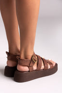 Flatforms σανδάλια με μπαρέτα TFP