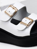 Flatforms σανδάλια με oversized τοκάδες Estil