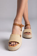 Flatforms σανδάλια με πλεκτό σχέδιο Refresh 172773