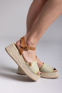 Flatforms σανδάλια με πλεκτό σχέδιο Refresh 172773