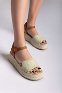 Flatforms σανδάλια με πλεκτό σχέδιο Refresh 172773