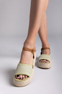 Flatforms σανδάλια με πλεκτό σχέδιο Refresh 172773
