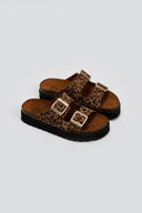 Flatforms σανδάλια με print ATENEO