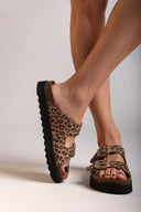 Flatforms σανδάλια με print ATENEO