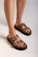 Flatforms σανδάλια με print ATENEO