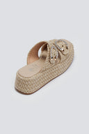 Flatforms σανδάλια με στρας Mariella Fabiani 2503/02