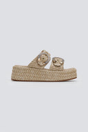 Flatforms σανδάλια με στρας Mariella Fabiani 2503/02