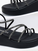 Flatforms σανδάλια με στρας Ragazza 01133