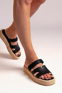 Flatforms σανδάλια με velcro ERYNN