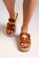 Flatforms σανδάλια με velcro ERYNN