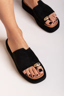 Flatforms σανδάλια suede ERYNN