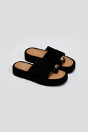 Flatforms σανδάλια suede ERYNN