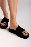 Flatforms σανδάλια suede ERYNN