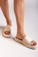 Flatforms σανδάλια suede ERYNN