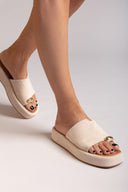Flatforms σανδάλια suede ERYNN