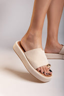 Flatforms σανδάλια suede ERYNN