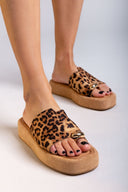 Flatforms σανδάλια suede ERYNN
