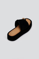 Flatforms σανδάλια suede ERYNN - Μαύρο - thefashionproject.gr - ERYNN - 23493002002