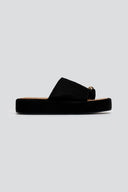 Flatforms σανδάλια suede ERYNN - Μαύρο - thefashionproject.gr - ERYNN - 23493002002