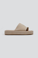 Flatforms σανδάλια suede ERYNN - Μπεζ - thefashionproject.gr - ERYNN
