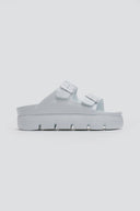 Flatforms slides με τοκάδες ATENEO - Λευκό - thefashionproject.gr - ATENEO
