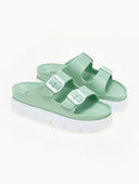 Flatforms slides με τοκάδες ATENEO - Μέντα - thefashionproject.gr - ATENEO