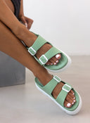 Flatforms slides με τοκάδες ATENEO - Μέντα - thefashionproject.gr - ATENEO
