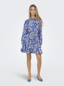 Φόρεμα boho με λαχούρια ONLY 15305484 - Μπλε - thefashionproject.gr - ONLY - 23731037003