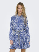 Φόρεμα boho με λαχούρια ONLY 15305484 - Μπλε - thefashionproject.gr - ONLY - 23731037003