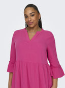 Φόρεμα λινό plus size CARMAKOMA 15316132