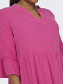 Φόρεμα λινό plus size CARMAKOMA 15316132