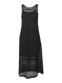 Φόρεμα μάξι με δαντέλα Vero Moda 10309293 - Μαύρο - thefashionproject.gr - VERO MODA