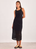 Φόρεμα μάξι με δαντέλα Vero Moda 10309293 - Μαύρο - thefashionproject.gr - VERO MODA
