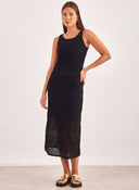 Φόρεμα μάξι με δαντέλα Vero Moda 10309293 - Μαύρο - thefashionproject.gr - VERO MODA