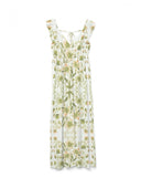 Φόρεμα με βολάν στους ώμους Vero Moda 10324125 - Πράσινο - thefashionproject.gr - VERO MODA