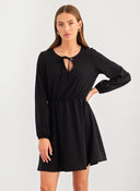 Φόρεμα με cut out 10294992 - Μαύρο - thefashionproject.gr - VERO MODA