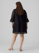 Φόρεμα με δαντέλα plus size Vero Moda curve 10294302 - Μαύρο - thefashionproject.gr - VERO MODA CURVE