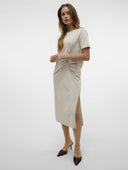 Φόρεμα με κόμπο Vero Moda 10327090 - Μπεζ - thefashionproject.gr - VERO MODA