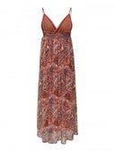 Φόρεμα με print ONLY 15340008 - Πορτοκαλί - thefashionproject.gr - ONLY