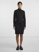 Φόρεμα με ψηλό γιακά PIECES 17141051 - Μαύρο - thefashionproject.gr - PIECES