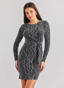 Φόρεμα μίνι lurex με σούρα Vero Moda 10277560