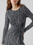 Φόρεμα μίνι lurex με σούρα Vero Moda 10277560