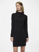 Φόρεμα μίνι με σούρες PIECES 17153520 - Μαύρο - thefashionproject.gr - PIECES