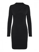 Φόρεμα μίνι με σούρες PIECES 17153520 - Μαύρο - thefashionproject.gr - PIECES