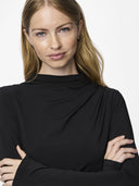 Φόρεμα μίνι με σούρες PIECES 17153520 - Μαύρο - thefashionproject.gr - PIECES