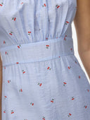 Φόρεμα μίνι ριγέ Vero Moda 10324640 - Γαλάζιο - thefashionproject.gr - VERO MODA