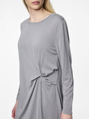 Φόρεμα μίντι basic Pieces 17151341 - Γκρι - thefashionproject.gr - PIECES