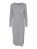 Φόρεμα μίντι basic Pieces 17151341 - Γκρι - thefashionproject.gr - PIECES