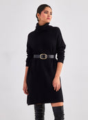 Φόρεμα πλεκτό ζιβάγκο Only 15140166 - Μαύρο - thefashionproject.gr - ONLY - 19846002003