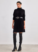 Φόρεμα πλεκτό ζιβάγκο Only 15140166 - Μαύρο - thefashionproject.gr - ONLY - 19846002003